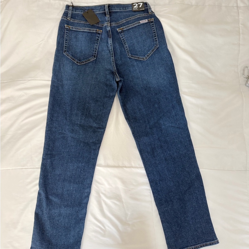 Joe's Jeans Straight-Leg Dark Blue Denim